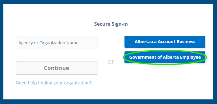 Enter your Organization Name and click Continue